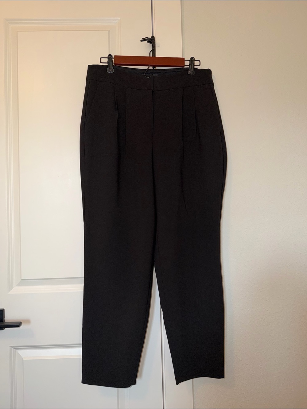Express Classic Black High-Waist Trousers